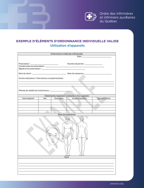 Exemple ordonnance individuelle appareils